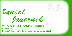 daniel jauernik business card